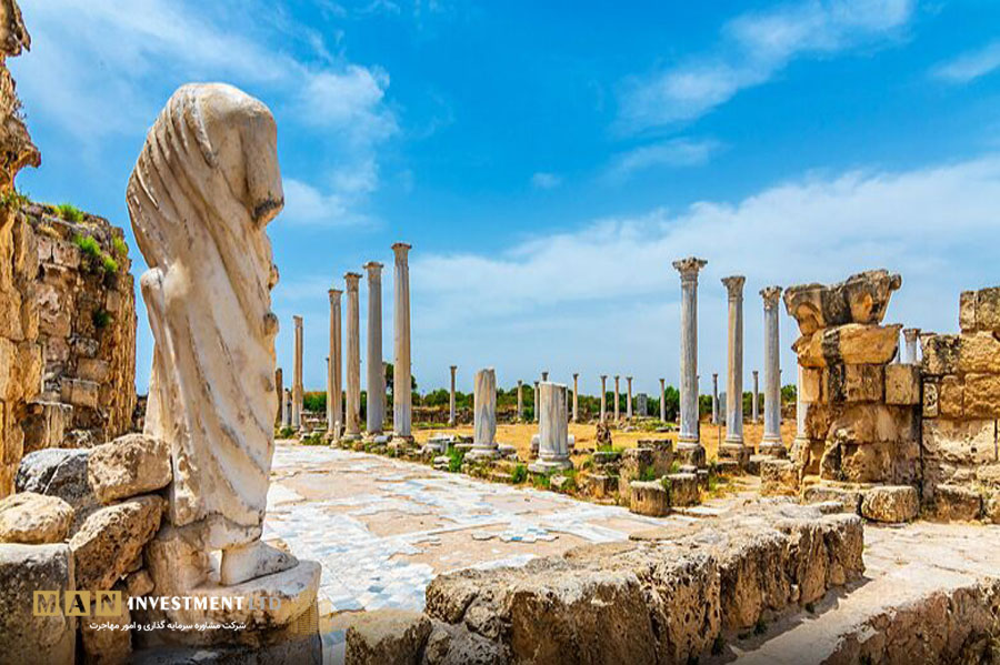 شهر باستانی سالامیس قبرس شمالی